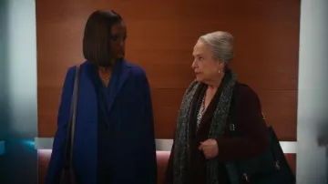 Harris Wharf London Button Fastening Wool Coat worn by Olympia Lawrence (Skye P. Marshall) as seen in Matlock (S02E08)