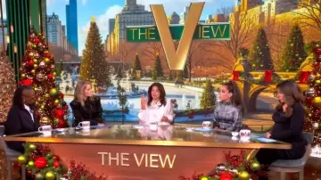 Veronica Beard Viela Long-Sleeve Jersey Maxi Dress worn by Alyssa Farah Griffin as seen in The View on December 15, 2025