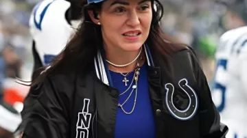 Carlie Irsay-Gordon Indianapolis Colts Bomber Jacket