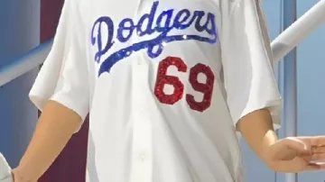 Sabrina Carpenter Short N Sweet Tour LA Dodgers Jersey