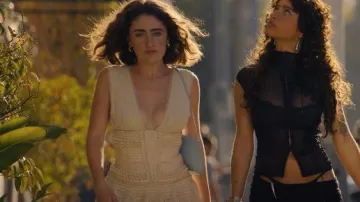 Herve Leger Vintage Knit Dress worn by Maia (Rachel Sennott) as seen in I Love LA (S01E07)