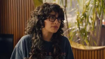 Cutler & Gross Tortoise Shell Glasses 9852 worn by Tallulah (Odessa A'zion) as seen in I Love LA (S01E07)