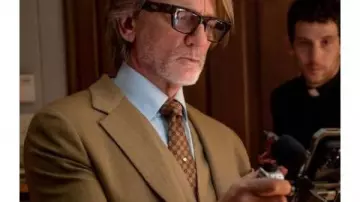 Wake Up Dead Man A Knives Out Mystery Daniel Craig 3 Piece Suit worn by Benoit Blanc (Daniel Craig) in Wake Up Dead Man: A Knives Out Mystery