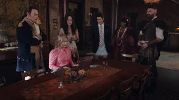 Smythe Crop Sleeve Box Pleat Shirt worn by Samantha Arondekar (Rose McIver) as seen in Ghosts (S05E08)