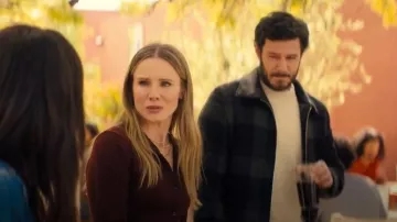 Saint Laurent Cropped Cardigan worn by Joanne (Kristen Bell) as seen in Nobody Wants This (S02E09)