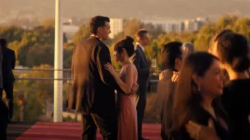 Reiss Anessa Dress worn by Esther Roklov (Jackie Tohn) as seen in Nobody Wants This (S02E10)