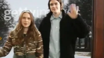 Alo Yoga Corduroy Stage Puffer Jacket worn by Jane Wickline as seen in Saturday Night Live (S51E07)