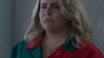 Twelve Dates ‘Til Christmas Mae Whitman Red/Green Jumpsuit used by Mae Whitman as seen in Twelve Dates 'Til Christmas