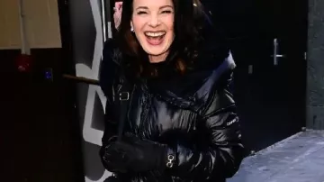 Fran Drescher NYC Black Puffer Coat in These Seinfeld guest stars did NOT have a good time on the show PT. 1