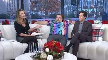 Zadig & Voltaire Betsy Cashmere Cardigan worn by Savannah Guthrie as seen in Today on December 16, 2025