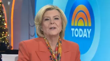 Gabriela Hearst Layne Double-Breasted Cashmere Blazer worn by Anne Thompson as seen in Today on December 16, 2025