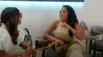 Fendi Baguette Mini bag worn by Toya Bush-Harris as seen in Married to Medicine (S12E02)