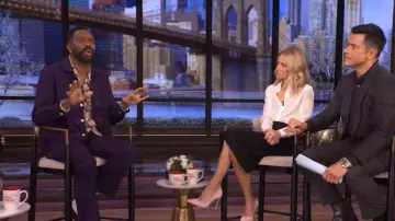 Bode Astor Wool Wide-leg Pants worn by Colman Domingo as seen in LIVE with Kelly and Mark on  December 12, 2025