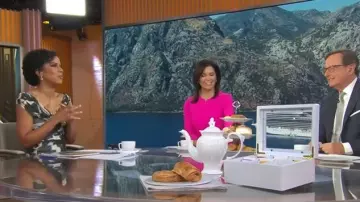 Afrm Belmont Dress worn by Adriana Diaz as seen in CBS Mornings on December 14, 2025