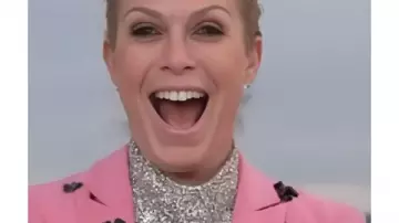 The Today Show 2025 Jill Martin Pink Floral Blazer as seen in Today