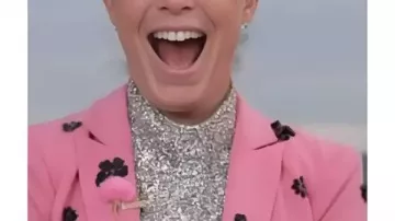 Today Show 2025 Jill Martin Pink Floral Blazer