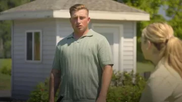 Goodfellow & Co Textured Johnny Collared Pullover Sweater worn by Colin Dooley as seen in Baylen Out Loud (S02E10)