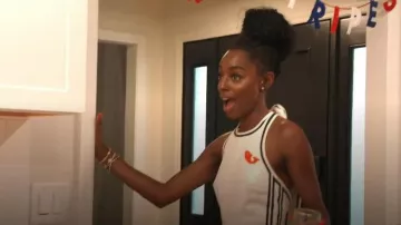 Alémais Marine Mini Dress worn by Venita Aspen as seen in Southern Charm(S11E05)