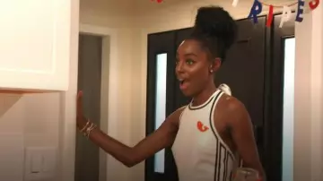 Alémais Marine Mini Dress worn by Venita Aspen as seen in Southern Charm(S11E05)