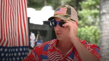 Fanient Patriotic Shirt worn by Shep Rose as seen in Southern Charm(S11E05)