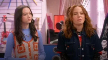 Aqua Grandfather Crochet Tank worn by Tulip (Ruby Marino) as seen in Electric Bloom (S01E14)