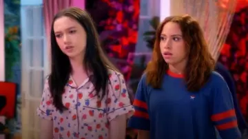 Kate Spade New York Short Sleeve Top and Pajama Set worn by Tulip (Ruby Marino) as seen in Electric Bloom (S01E14)