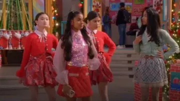 LoveShackFancy Ruelle Dress worn by The Kellys as seen in Electric Bloom (S01E15)