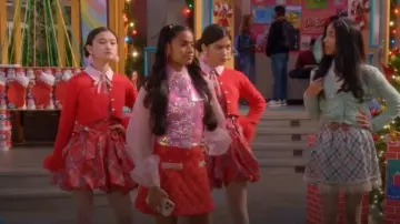 Maje Jade Quilted Skirt worn by Michelley (Tara Macaden) as seen in Electric Bloom (S01E15)