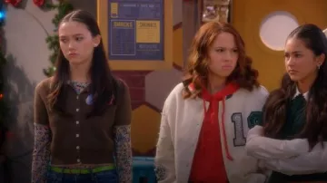 Cider Knit Fabric Collar Sweater worn by Tulip (Ruby Marino) as seen in Electric Bloom (S01E15)