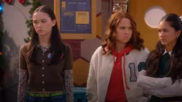 Cider Knit Fabric Collar Sweater worn by Tulip (Ruby Marino) as seen in Electric Bloom (S01E15)