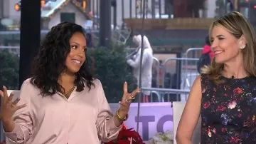 Uno De 50 Bead Necklace worn by Sheinelle Jones as seen in Today on December 17, 2025