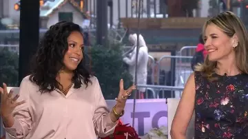 Uno De 50 Bead Necklace worn by Sheinelle Jones as seen in Today on December 17, 2025