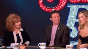 C by Bloomingdales Contrast Trim Cardigan worn by Joy Behar as seen in The View on December 17, 2025