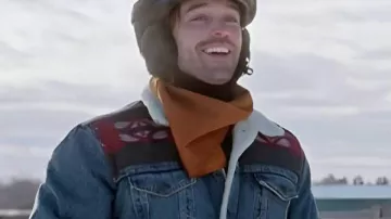 Una chaqueta vaquera de estampado de caballo Joey Scarpellino en el Lejano Oeste Oeste