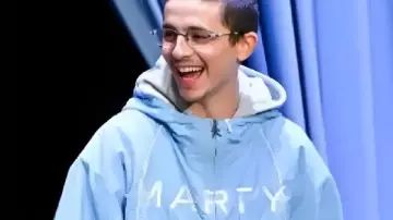 The Tonight Show Timothée Chalamet Blue Hoodie as seen in The Tonight Show Starring Jimmy Fallon