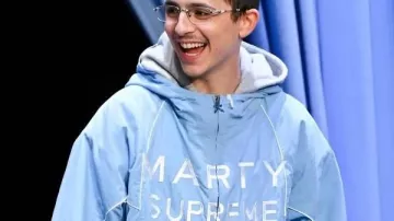 Timothée Chalamet The Tonight Show Starring Jimmy Fallon Blue Jacket