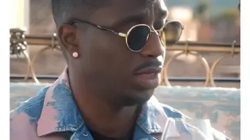 Emily In Paris S05 Samuel Arnold Distressed Denim Jacket worn by Julien (Samuel Arnold) as seen in Emily in Paris (S05)