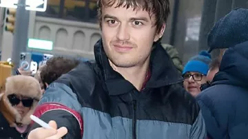 Good Morning America Joe Keery Multicolor Jacket as seen in Good Morning America