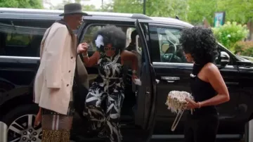 Ava Satin Wide Leg Jumpsuit worn by Lateasha Lunceford as seen in Married to Medicine (S12E03)