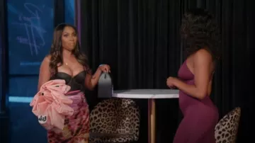 Saint Laurent Take Away Box in Leather worn by Quad Webb as seen in Married to Medicine (S12E03)