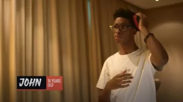 Calvin Klein Jeans Cotton Regular Fit Short Sleeve Monologo T Shirt worn by John as seen in Simon Cowell: The Next Act (S01E04)