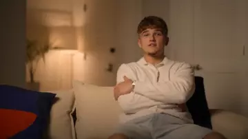 Fashion Nova Prism Weave Button Up Shirt worn by Hendrik as seen in Simon Cowell: The Next Act (S01E04)