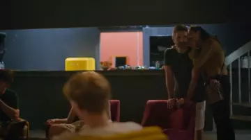 Prada Symbol Embroidery Mini Bag worn by Lauren Silverman as seen in Simon Cowell: The Next Act (S01E04)