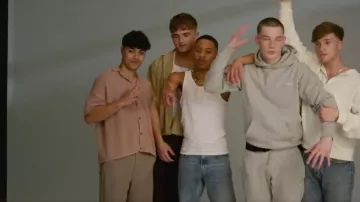 Topman Relaxed Button Through Shirt worn by Danny as seen in Simon Cowell: The Next Act (S01E06)