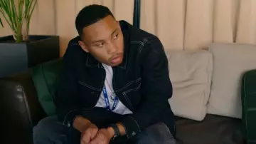 Galactic Zip Up Work Jacket worn by Cruz as seen in Simon Cowell: The Next Act (S01E06)