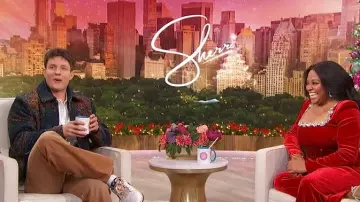 NN07 Gael 8267 Wool Blend Jacquard Shirt Jacket worn by Matt Rife as seen in Sherri on December 18, 2025