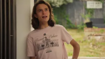 Kiabi Short Sleeved Printed T Shirt worn by Nicolas as seen in Simon Cowell: The Next Act (S01E06)