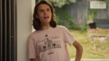 Kiabi Short Sleeved Printed T Shirt worn by Nicolas as seen in Simon Cowell: The Next Act (S01E06)