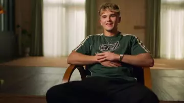 Aelfric Eden Color Block Speedway Tee worn by Hendrik as seen in Simon Cowell: The Next Act (S01E06)