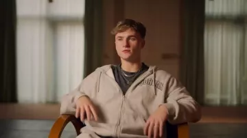 Jordan Varsity Full Zip Hoodie worn by Sean as seen in Simon Cowell: The Next Act (S01E06)